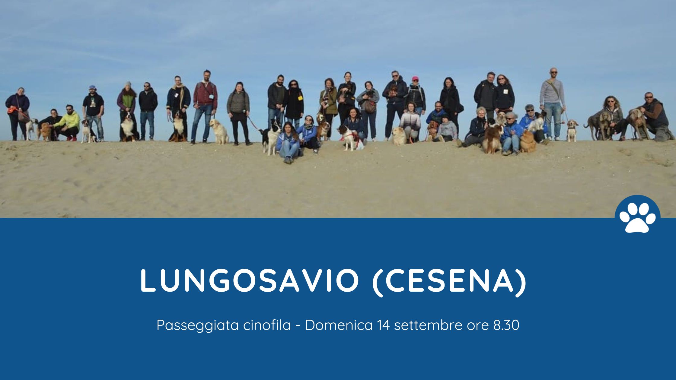 passeggiata cinofila lungosavio