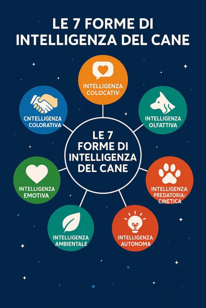 sette forme intelligenza cane