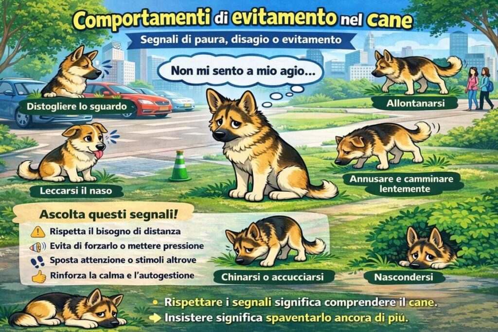 Comportamenti di evitamento nel cane